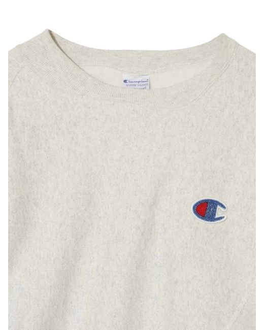 Undercover White X Champion Appliqu Sweatshirt for men