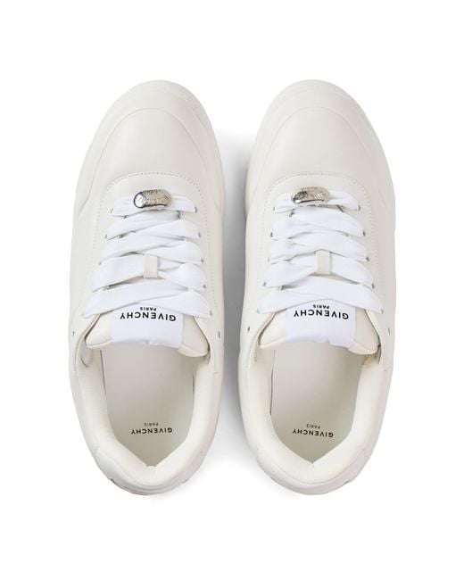 Givenchy White Solid Color Sneakers for men