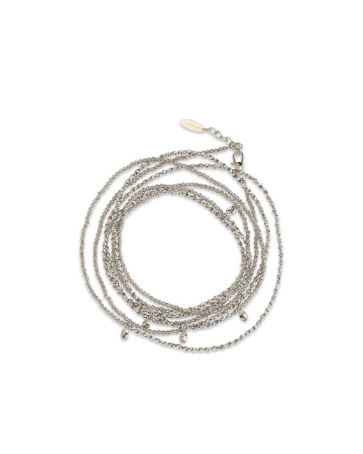Brunello Cucinelli Metallic Wrap Bracelet