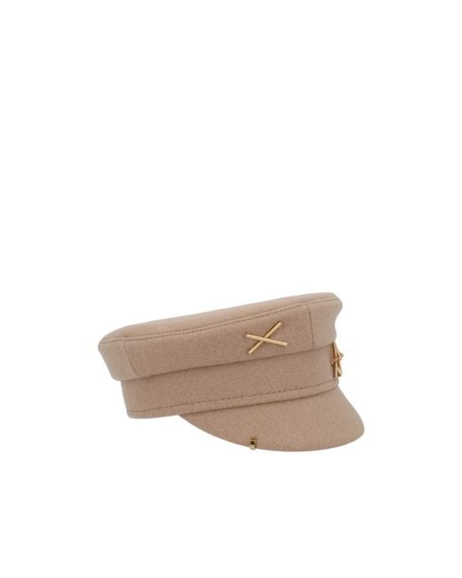 Ruslan Baginskiy Natural Logo-Embellished Baker Boy Hat