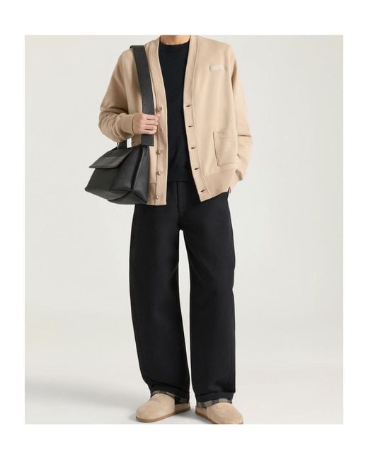 Givenchy Natural Logo Patch Cardigan for men
