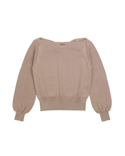 Burberry Natural Logo Knitted Pullover