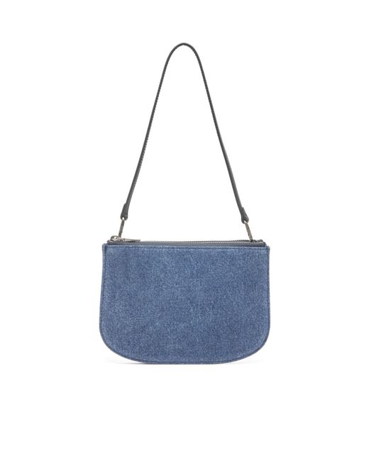 DIESEL Blue 1Dr Twin Logo-Detail Shoulder Bag