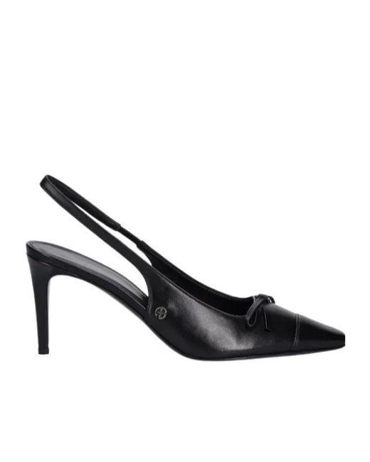 Anine Bing Black 80Mm Freya Slingback Pumps