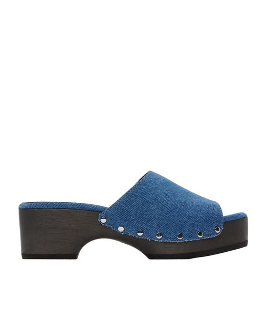 Rag & Bone Blue Open-Toe High-Heeled Sandals