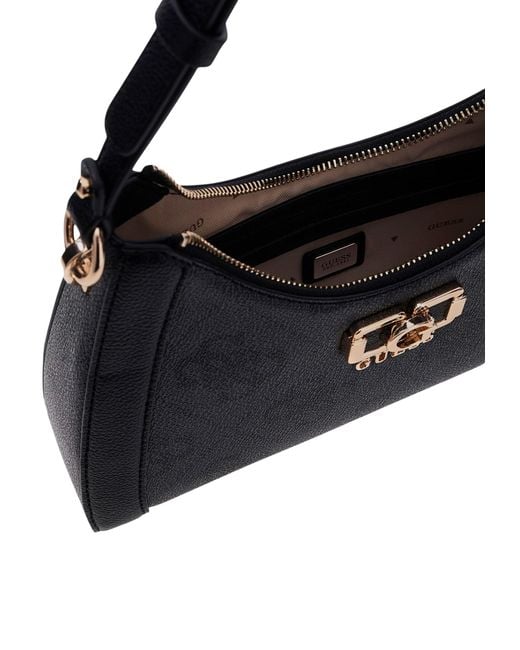 Guess Black Karnilla Logo Shoulder Bag
