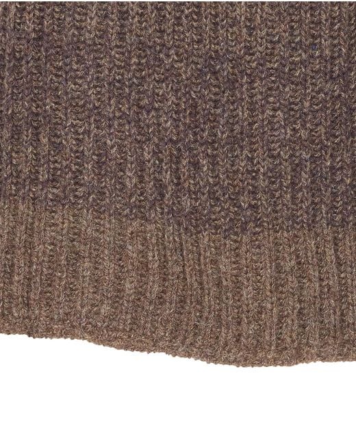 Maison Margiela Brown Four Stitch-Logo Sweater for men