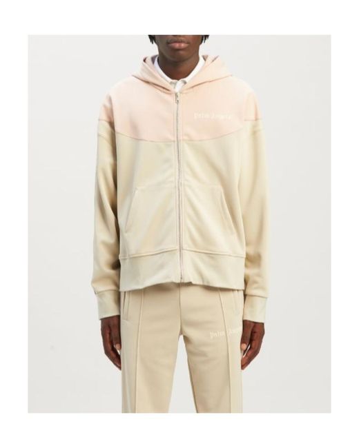 Palm Angels Natural Two-Tone Hooded Jacket for men