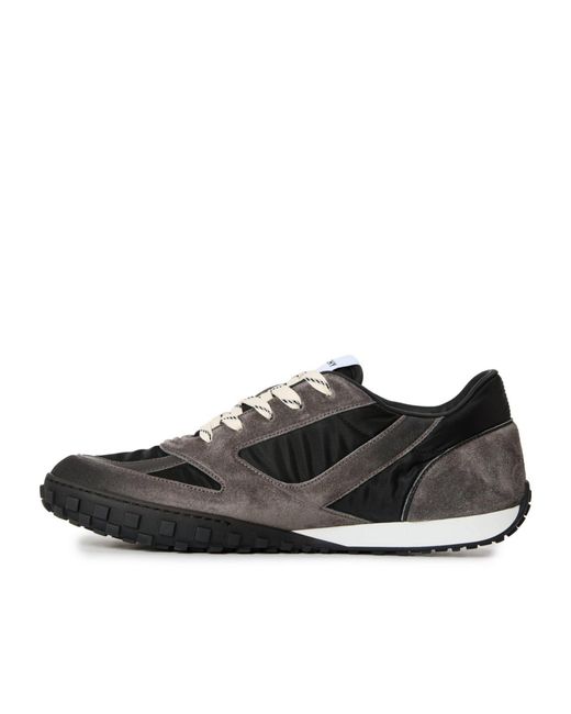 Givenchy Black Lowtop Laceup Retro Sneakers for men