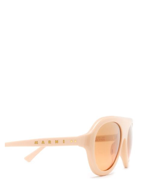 Marni Pink Logo Sunglasses