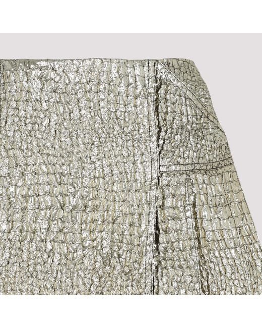 Simone Rocha Natural Pleated Skirt