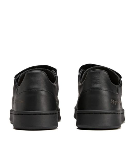 Y-3 Black Stan Smith Hook-And-Loop Sneakers for men