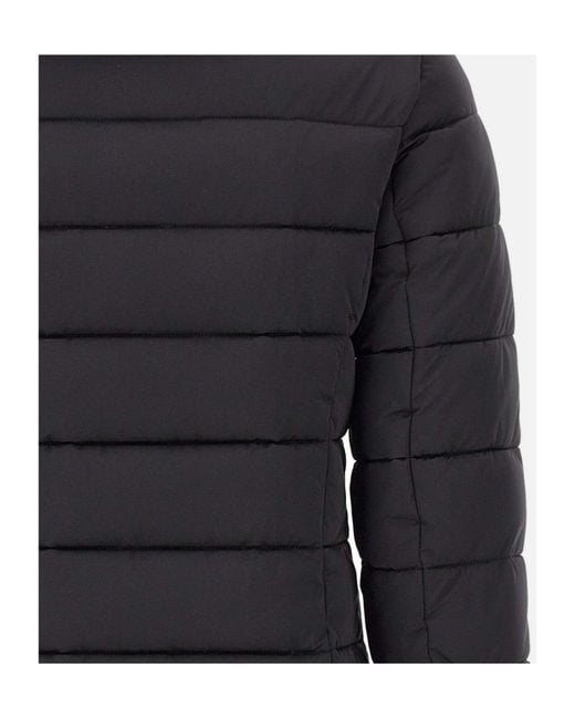 Save The Duck Blue Quilted Hooded Coat