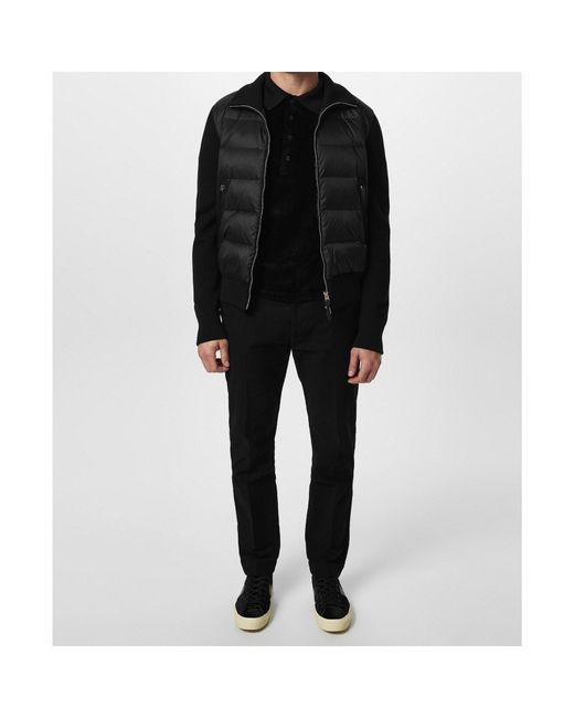 Tom Ford Black Padded Down Jacket for men