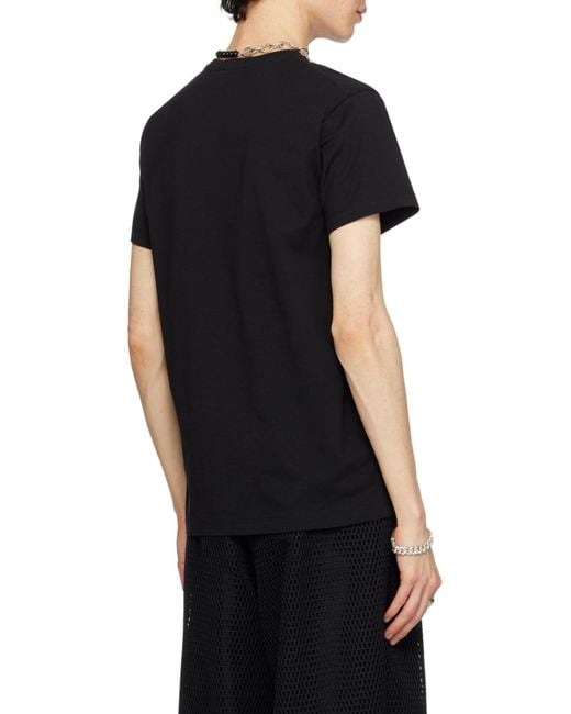 Jil Sander Black Crewneck Short-Sleeved T-Shirt for men
