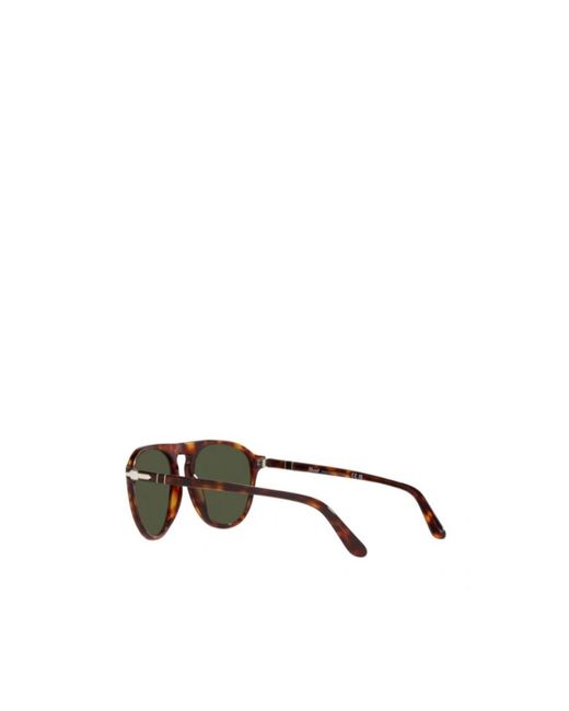 Persol Green Pilot Frame Sunglasses for men