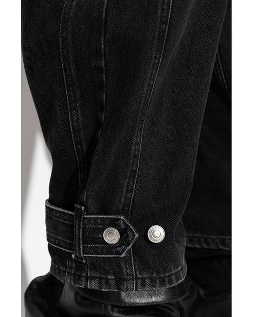 Isabel Marant Black Leja Tapered Jeans