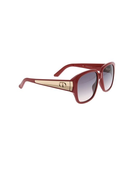 Dior Purple Eyewear Glow S2I Square Frame Sunglasses