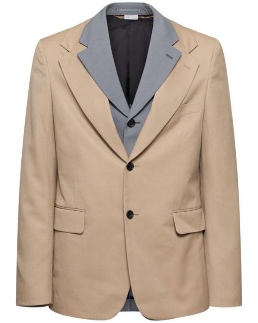 Comme des Garçons Natural Wool Double Blazer for men