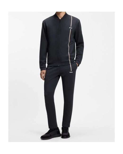 Boss Blue Active Tracksuit Bottoms for men