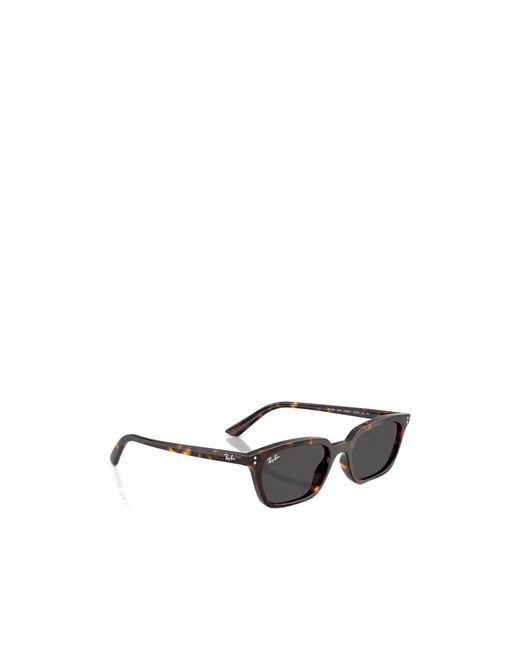 Ray-Ban White Zaya Rectangle-Frame Sunglasses for men
