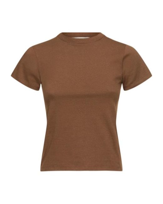 The Row Brown Short-Sleeved T-Shirt