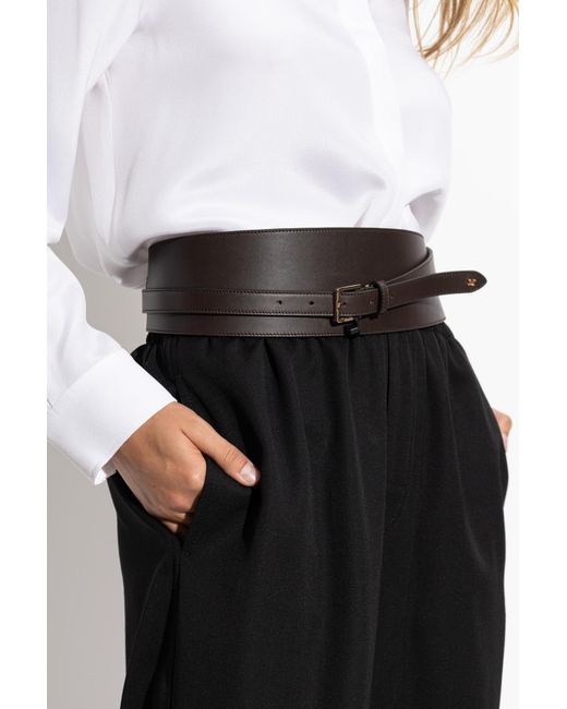 Max Mara Multicolor Buckle-Fastening Leather Belt
