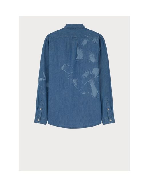 Paul Smith Blue Long Sleeve Shirt for men