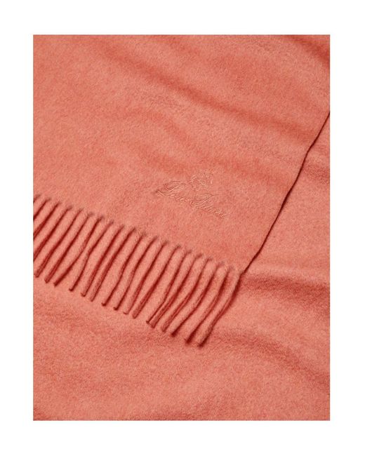 Loro Piana Pink Grande Unita Scarf