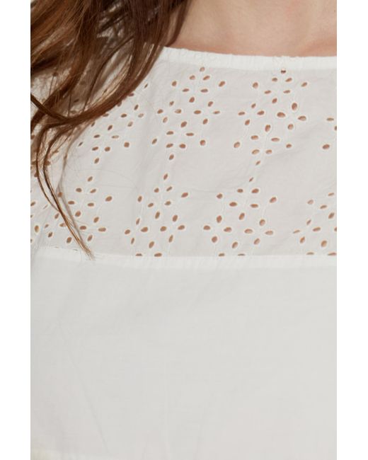 Posse White Long-Sleeved Dress