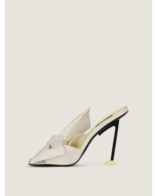 Givenchy White Boudoir Heeled Mules