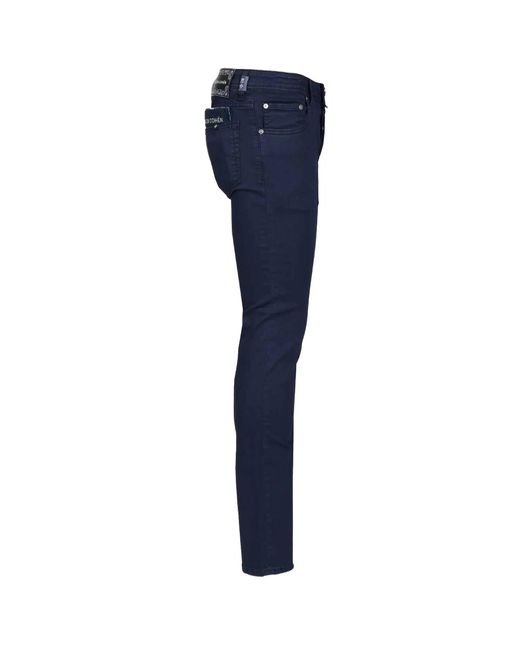 Jacob Cohen Blue Belt Loop Jeans for men
