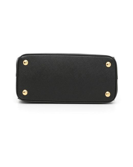 Prada Black Small Galleria Shoulder Bag