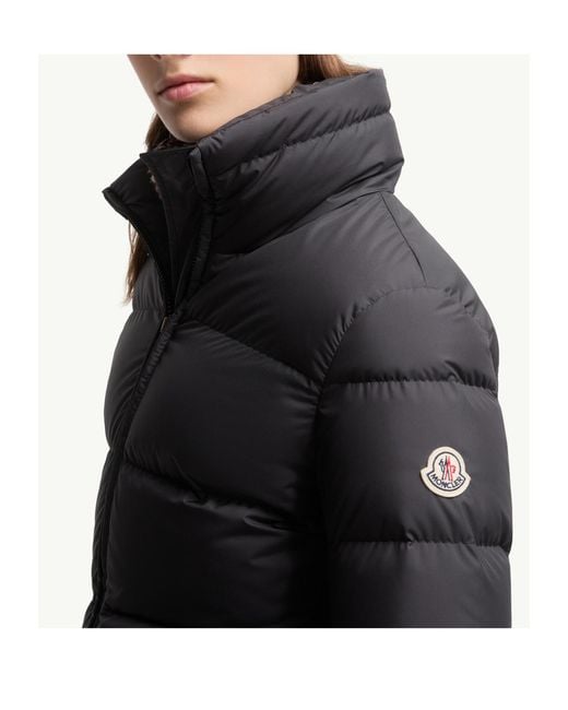 Moncler Black Dourbe Zip-Up Short Puffer Jacket