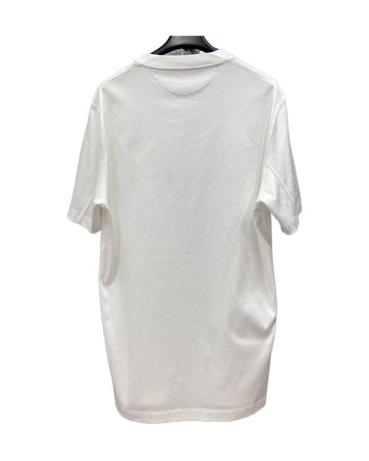 Brunello Cucinelli Gray Round-Necked T-Shirt for men