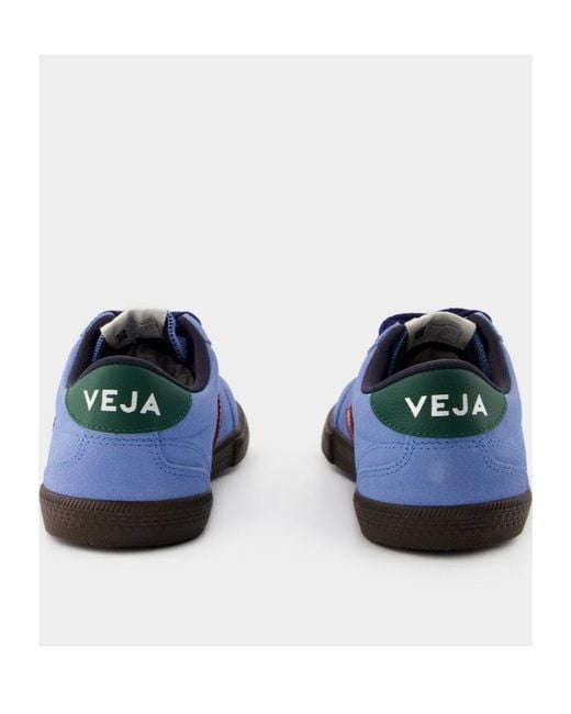 Veja Blue Volley Low-Top Sneakers for men