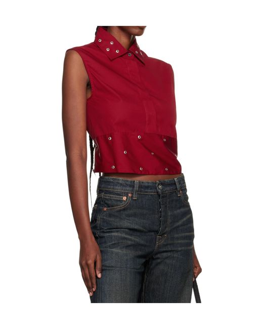 Our Legacy Red Girdle Top