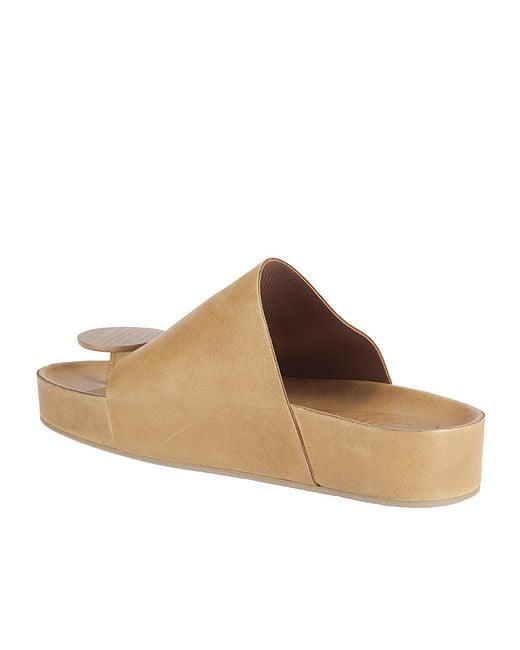 Uma Wang Multicolor Round-Toe Platform Slippers