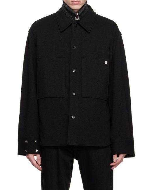 Wooyoungmi Black Long-Sleeved Shirt for men