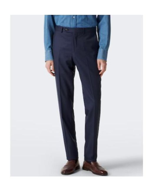 Brunello Cucinelli Blue Virgin Wool Suit for men