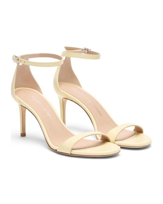 Stuart Weitzman Metallic Nudist Ii Sandal 75