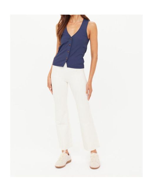 The Upside White Bonnie Kick Flare Pants