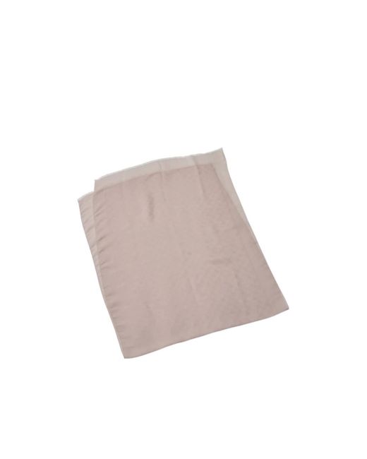 Emporio Armani Gray Logo Printed Scarf