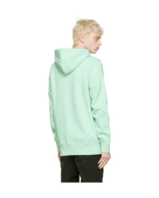 1017 ALYX 9SM Green Cotton Drawstring Hoodie for men