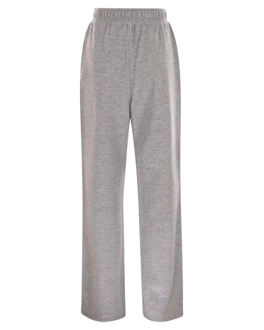 Weekend by Maxmara Gray Sponda Drawstring Trousers