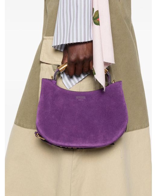 Moschino Purple Single-Handle Shoulder Bag