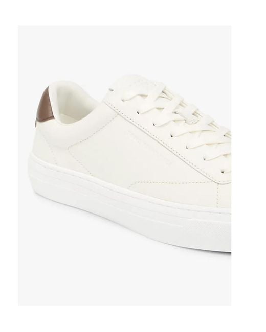 Tommy Hilfiger Natural Round-Toe Sneakers for men