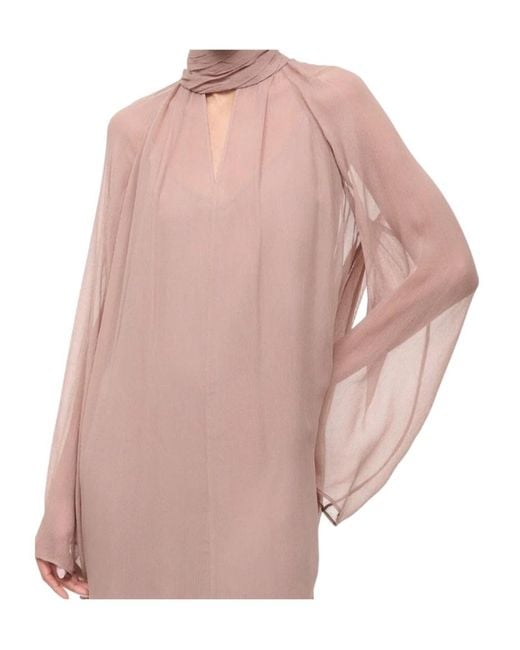 Staud Pink Esther Mini Dress