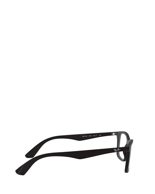 Ray-Ban White Rectangular Frame Glasses for men