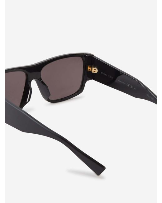 Bottega Veneta Gray Eyewear Square Frame Sunglasses